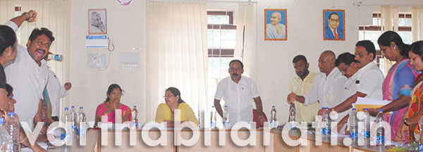 ಡಂಪಿಂಗ್ ಯಾರ್ಡ್‌ಗೆ ಬೆಂಕಿ ಬಿದ್ದ ವಿಚಾರ, ವಾಗ್ವಾದ : ವಿಪಕ್ಷ ಬಿಜೆಪಿಯಿಂದ ಸಭೆ ಬಹಿಷ್ಕಾರ